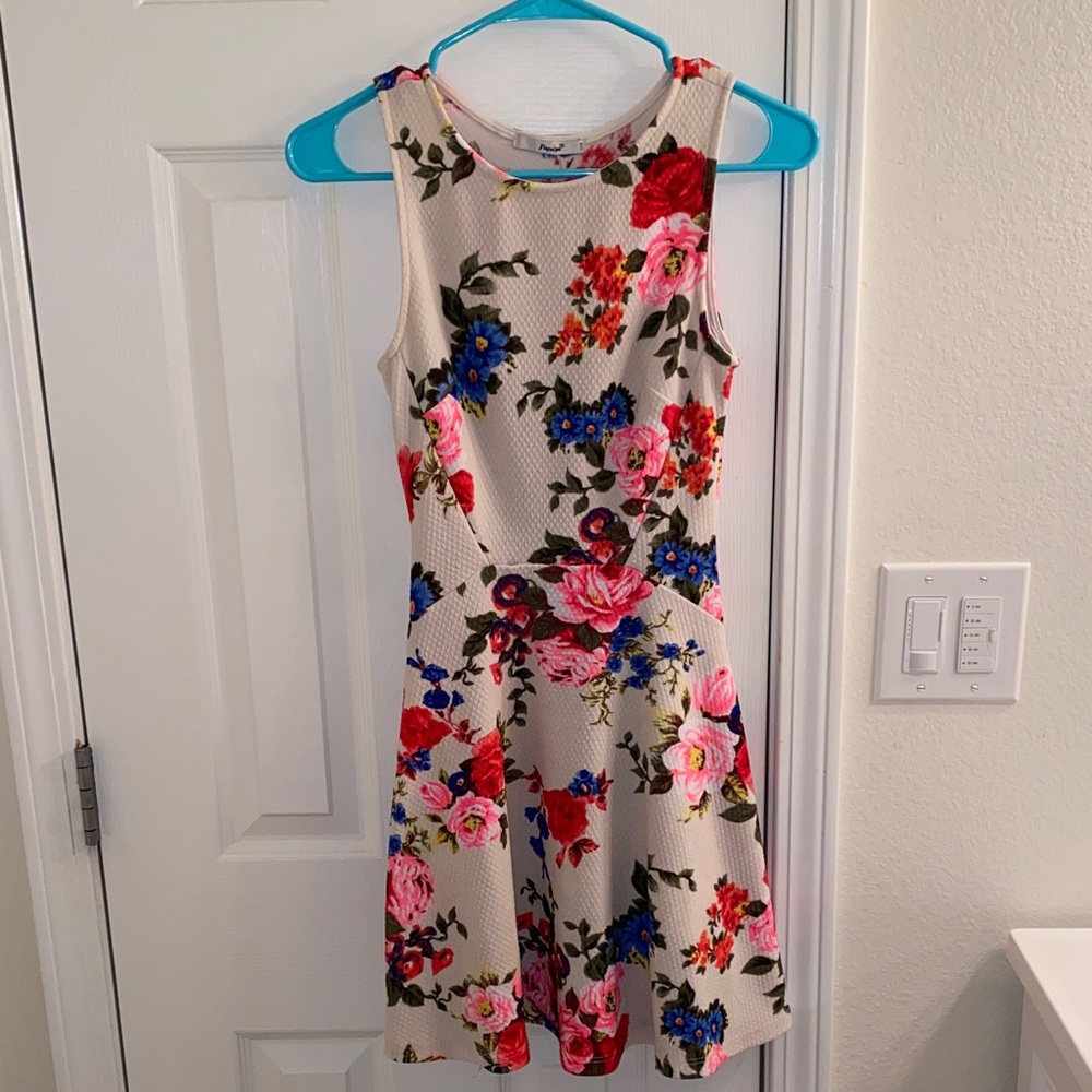 Papaya Multicolor Floral Top